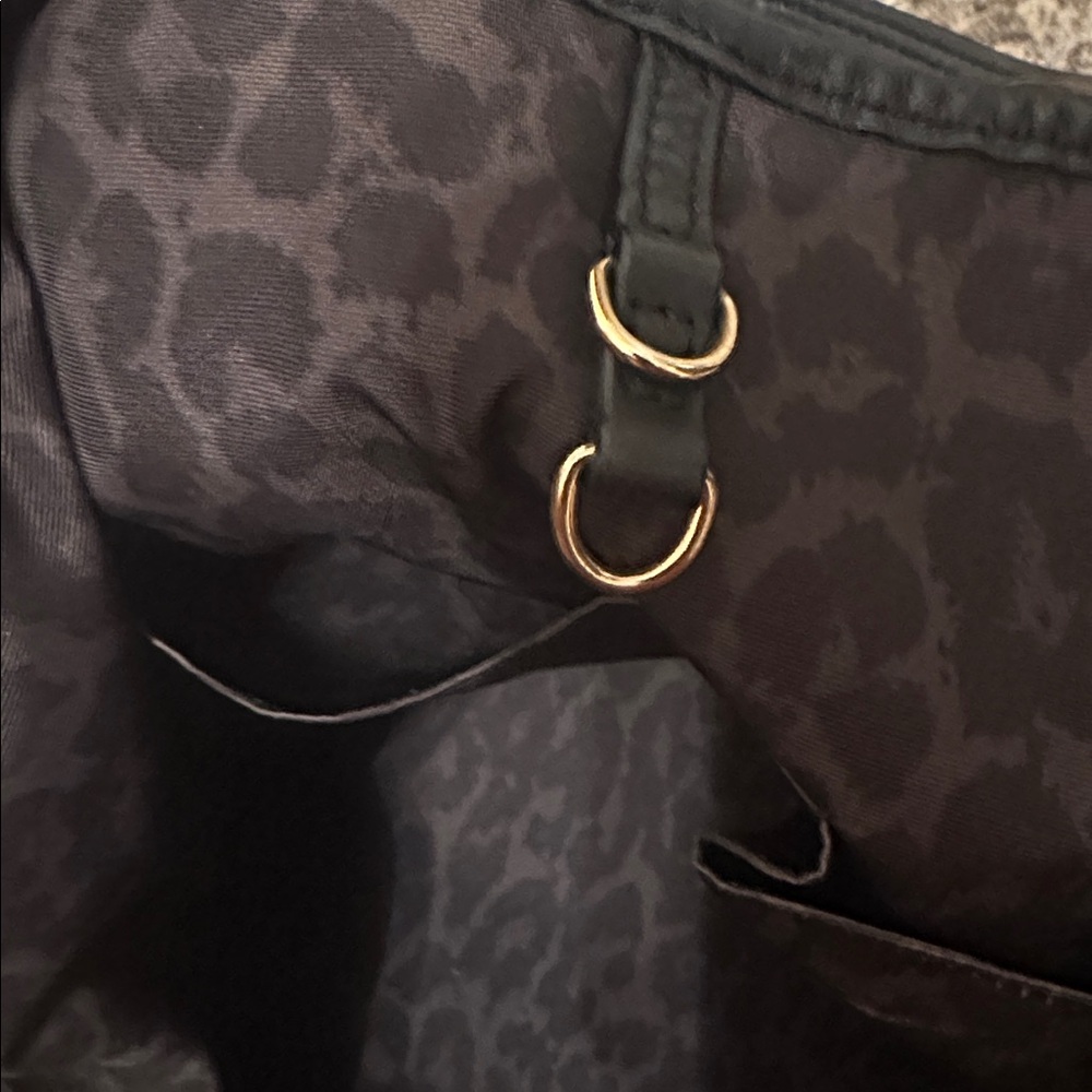 Coach Hadley XL Tote in Black Python Embossed Leather & Suede - Picture 10 of 11